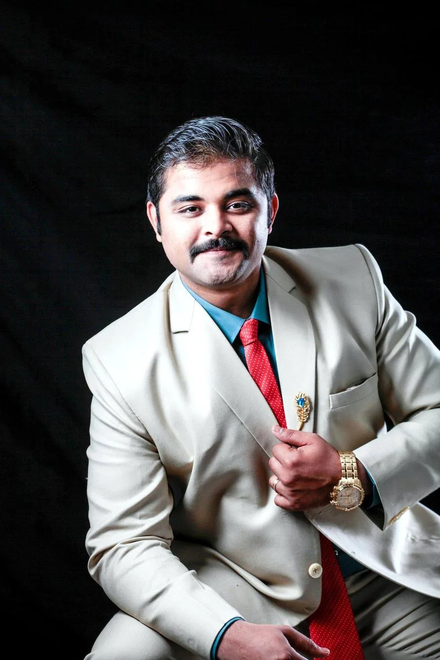 Vishvesh Patel in a suit